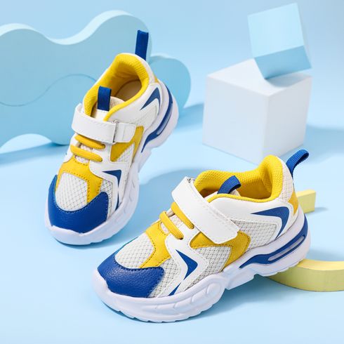 Toddler / Kid Color Block Velcro Strap Sneakers