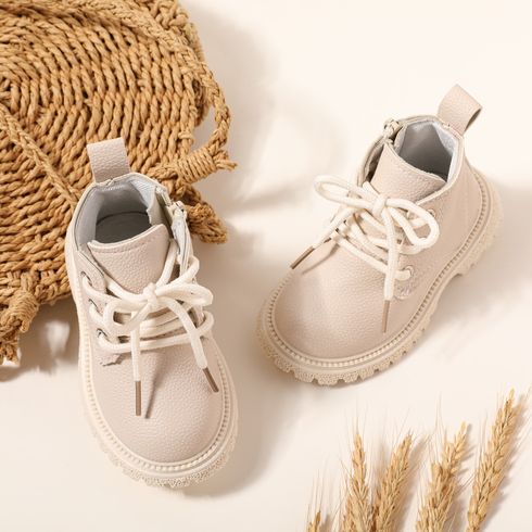 Toddler Plain Lace Up Front Boots