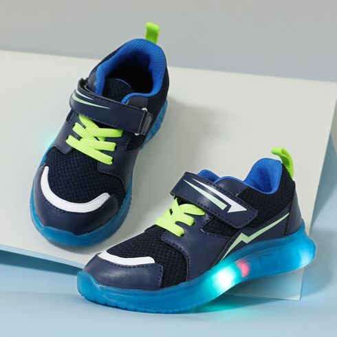 Toddler / Kid Lightning Sign Mesh Panel LED Light Up Sneakers