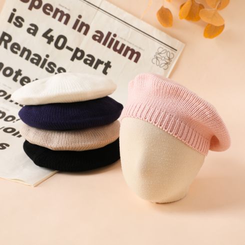 Baby / Toddler Solid Knitted Beret