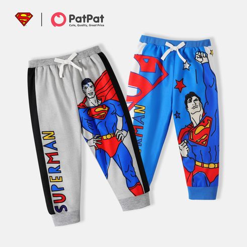 Superman-Baby-Jogginghose mit Colorblock-Grafik