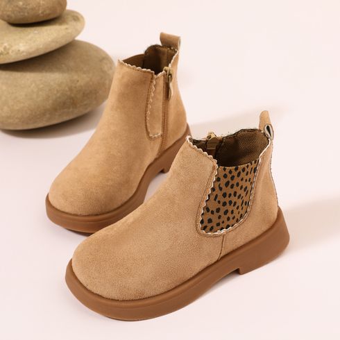 Toddler Cheetah Panel Chelsea Boots