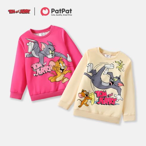 Tom and Jerry Kid Girl Pullover Sweatshirt