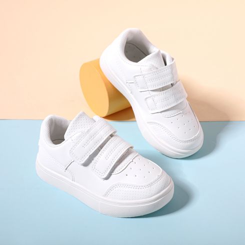 Toddler / Kid Simple White Velcro Casual Shoes
