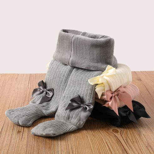 meia-calça térmica para decoração de laço para bebê/criança
