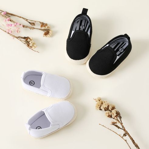 Baby / Toddler Minimalist Solid Slip-on Prewalker Shoes