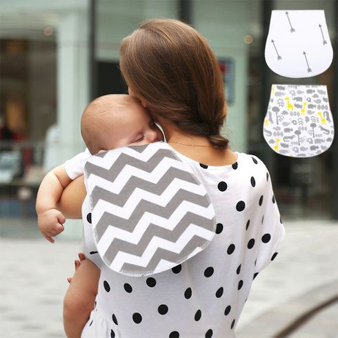 100% Cotton Baby Burp Cloths Soft Cozy Breathable Absorbent Burping Cloth Saliva Towel