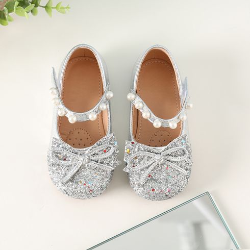 Toddler / Kid Faux Pearl & Sequin Decor Mary Jane Shoes