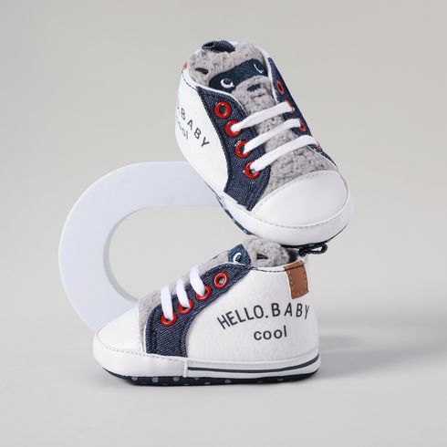 Baby / Toddler Letter Graphic Lace Up Cartoon Prewalker Shoes