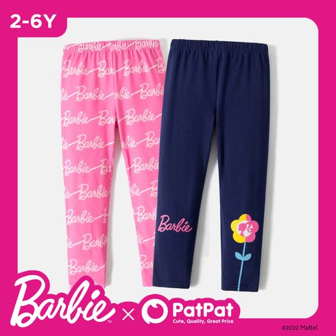 Barbie Toddler Girl Letter Print Elasticized Pants