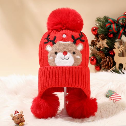 Toddler / Kid Cute Christmas Elk Shape Knitted Hat