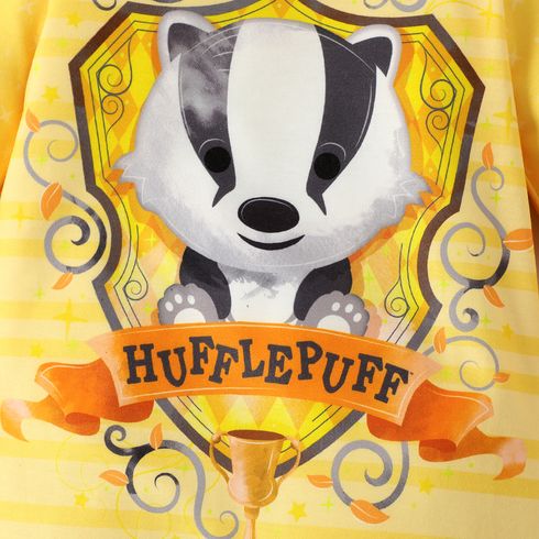 Harry Potter Neonato Unisex Animali vari Casual Manica lunga Tute giallo chiaro big image 4