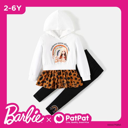 Barbie 2-piece Toddler Girl Colorblock Sweatshirt and Leggings Set
