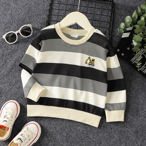 Toddler Boy Classic Stripe Pullover Sweatshirt