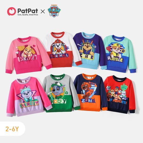 PAW Patrol Toddler Girl/Boy Puppy Colorblock Pullover Sweatshirt