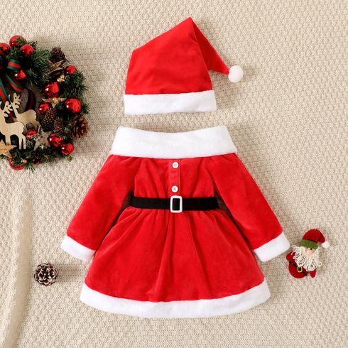 Weihnachten 3 Stück Baby Stoffnähte Kindlich Langärmelig Kleider