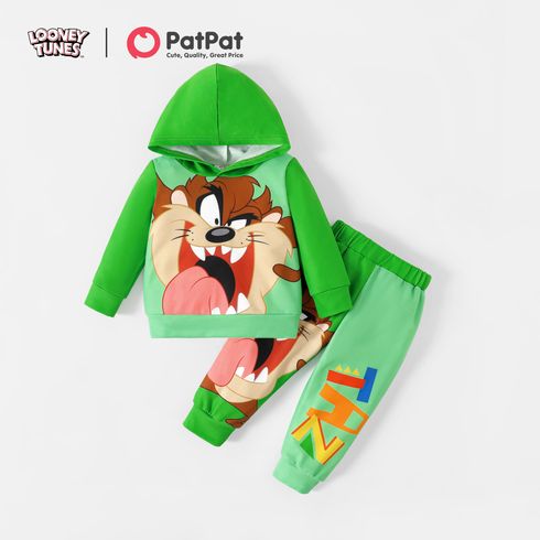 Looney Tunes Baby Boy/Girl Long-sleeve Graphic Hoodie and Sweatpants Set