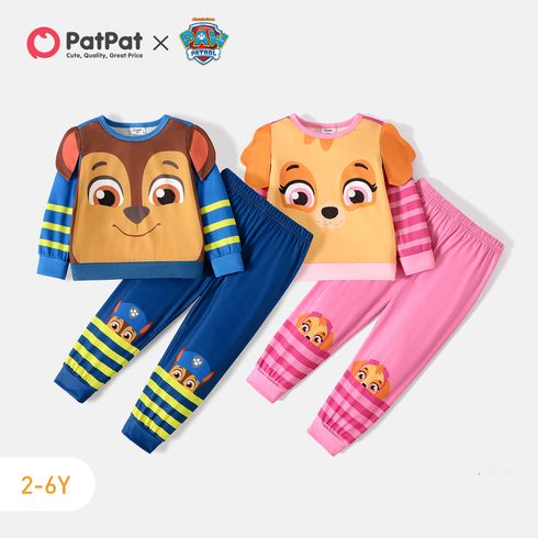 PAW Patrol 2pcs Toddler Boy/Girl Striped Long-sleeve Tee and Pants Set