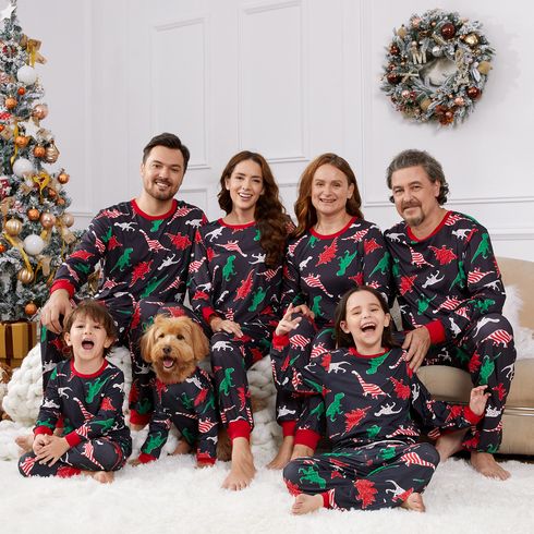 Weihnachten Familien-Looks Langärmelig Familien-Outfits Pyjamas (Flame Resistant)