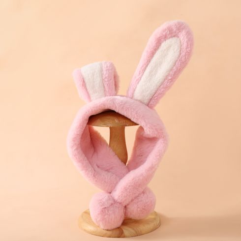 Baby / Toddler Cartoon Bunny Plush Thermal Scarf