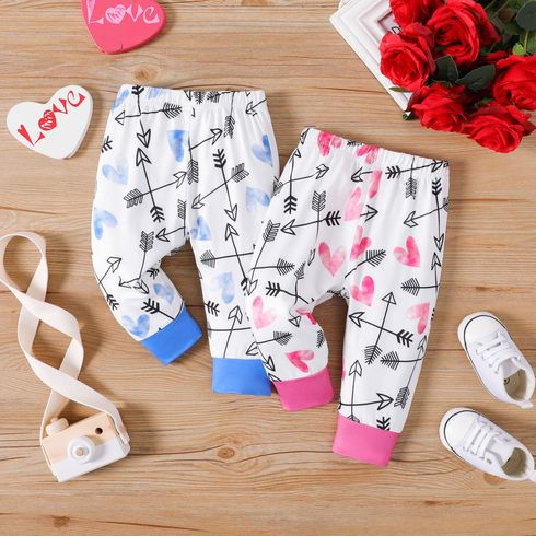 Baby Boy/Girl Allover Heart & Arrow Print Pants