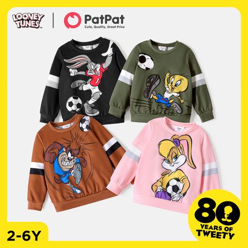 Looney Tunes Toddler Girl/Boy Striped Pullover Sweatshirt