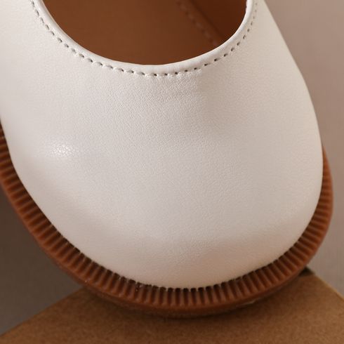Toddler / Kid Bow Decor White Mary Jane Shoes White big image 4