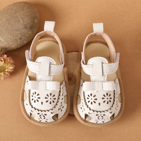 Baby / Toddler Hollow Out Sandals Prewalker Shoes White big image 2