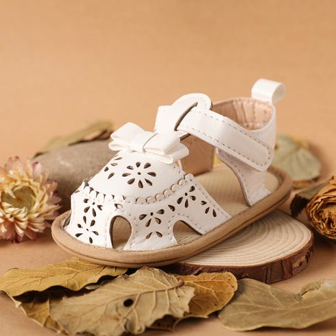 Baby / Toddler Hollow Out Sandals Prewalker Shoes White big image 5