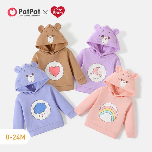 Ursinhos Carinhosos Bebé Unissexo Com capuz Infantil Manga comprida Sweatshirt