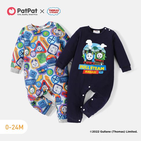 Thomas & Friends Baby Boy Graphic Print Long-sleeve Jumpsuit