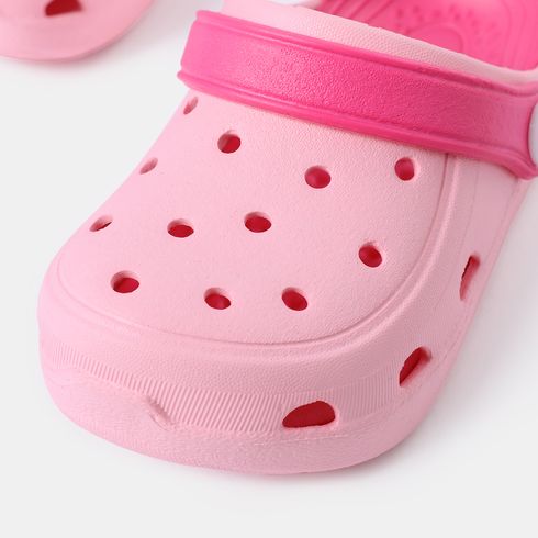 Toddler / Kid Hollow Out Vented Clogs Pink big image 5
