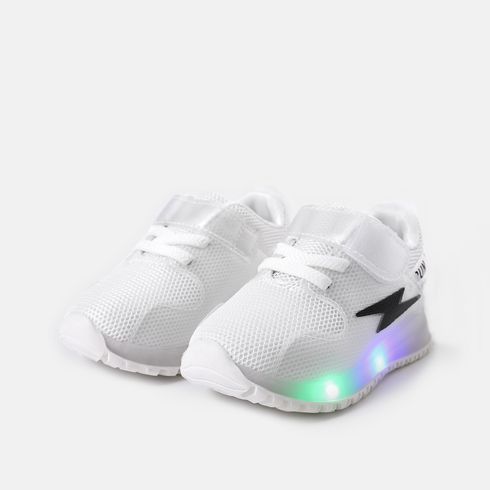 Toddler / Kid Letter Graphic LED Sneakers (Letter Random)