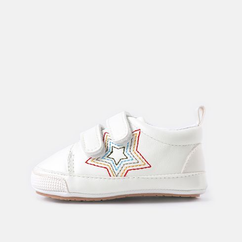 Baby / Toddler Star Graphic White Prewalker Shoes