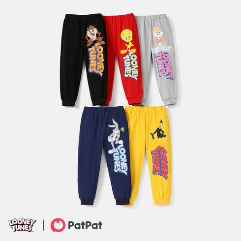 Looney Tunes Toddler Girl/Boy Letter Print Elasticized Cotton Pants