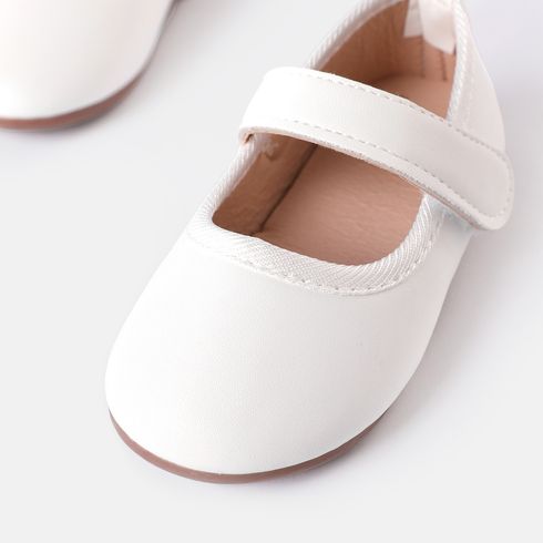 Toddler / Kid Minimalist Solid Flats White big image 5