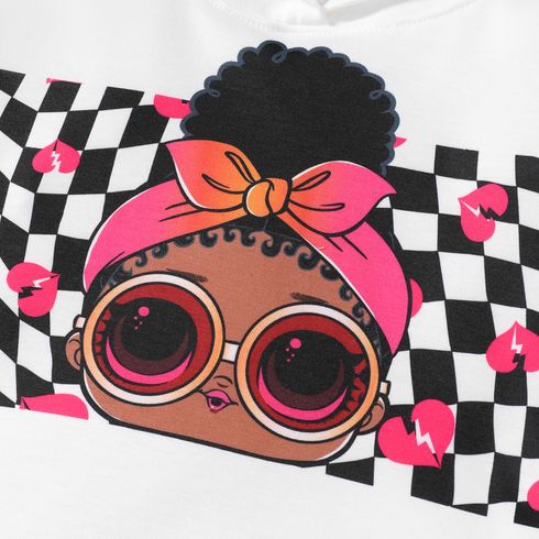 LOL Surprise 2 pezzi Bambini Set Ragazza Carattere Con cappuccio Bianco big image 2