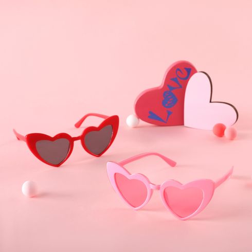 Valentine's Day Kids Heart Frame Decorative Glasses