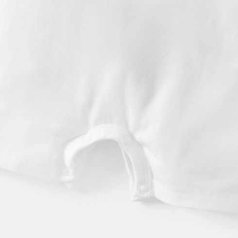 Superman Family Matching Cotton Short-sleeve Graphic White Tee White big image 8