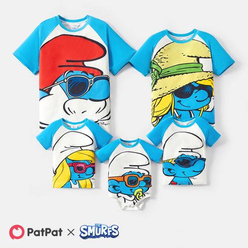 The Smurfs Family Matching Raglan Sleeve Graphic Naia Tee