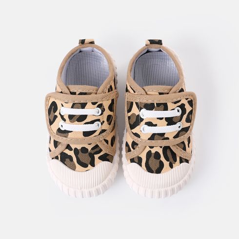 Toddler / Kid Leopard Pattern Canvas Shoes Brown big image 5