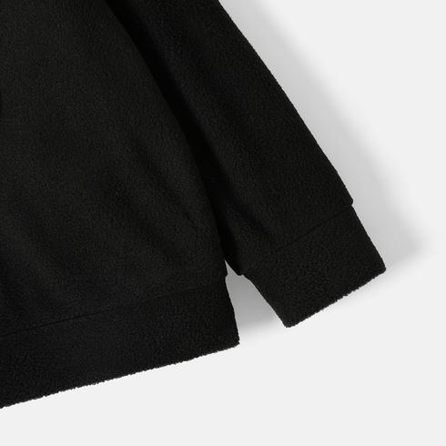 L.O.L. SURPRISE! Toddler Girl Removable Patch Design Black Sweatshirt Black big image 4