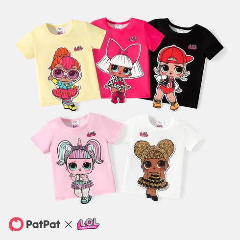 LOL Surprise Criança Menina Infantil Manga curta T-shirts