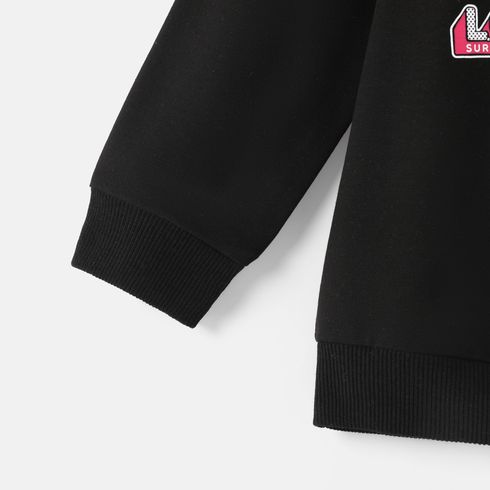 L.O.L. SURPRISE! Toddler Girl Character Print Cotton Pullover Sweatshirt Reactiveblack big image 5