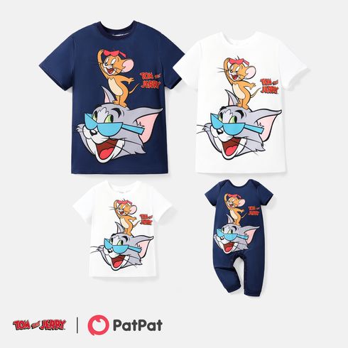 Tom and Jerry Family Matching Graphic Print Short-sleeve Naia Tee