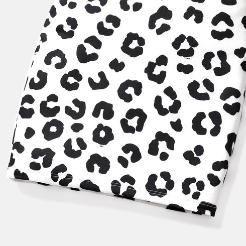 L.O.L. SURPRISE! Kid Girl Naia Leopard Print Short-sleeve Dress BlackandWhite big image 5
