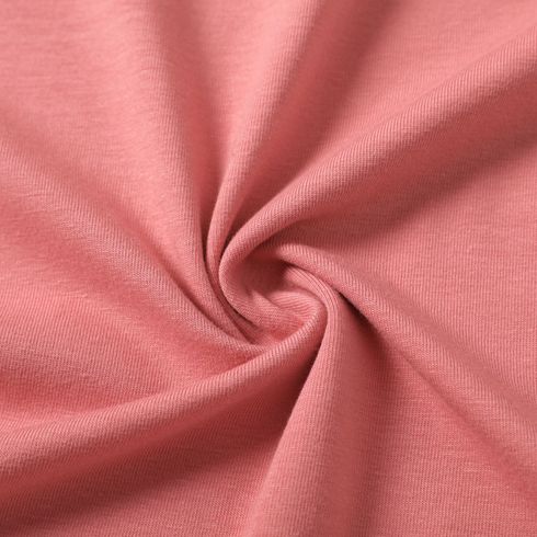 Family Matching Short-sleeve Colorblock Naia™ Polo Shirts and Allover Print V Neck Ruffle Trim Tulip Hem Dresses Sets ColorBlock big image 16