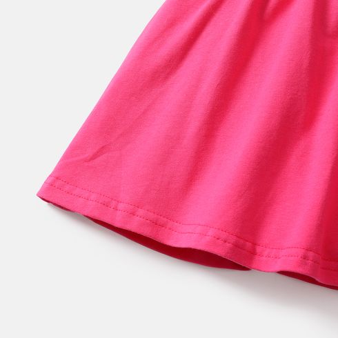 مضحك جداً. مفاجئة! 2 قطعة طفل صغير / طفل فتاة bowknot تصميم بلا أكمام المحملة والسراويل مجموعة زهري big image 3