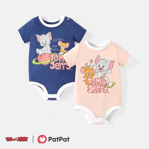 Tom and Jerry Baby Boy/Girl Short-sleeve Graphic Print Naia Romper