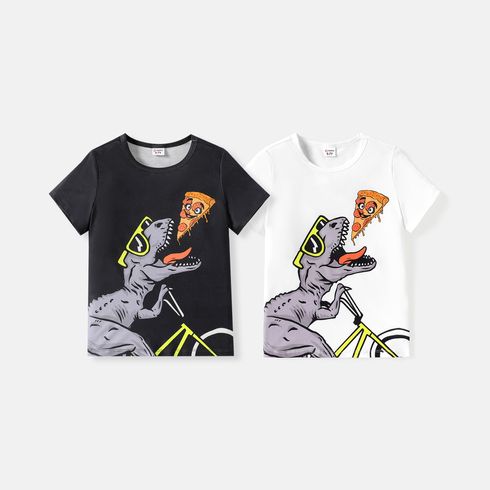 Kid Boy Animal Dinosaur Print Short-sleeve Tee